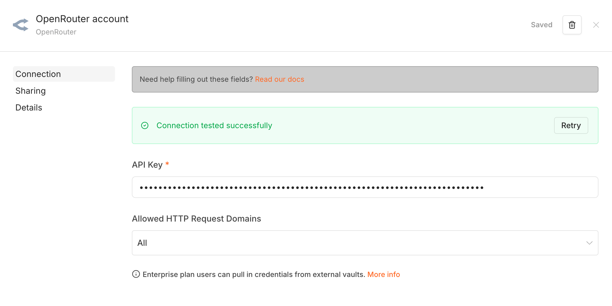 API Key Success