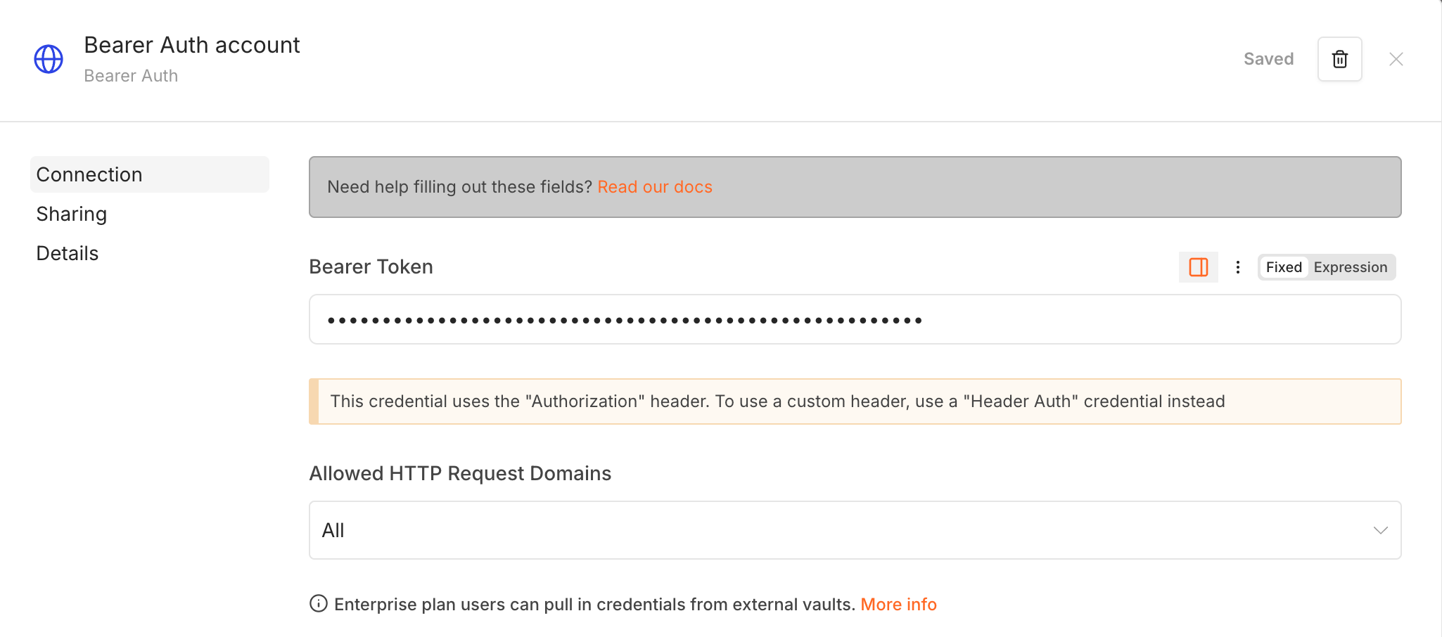 Credential Setup