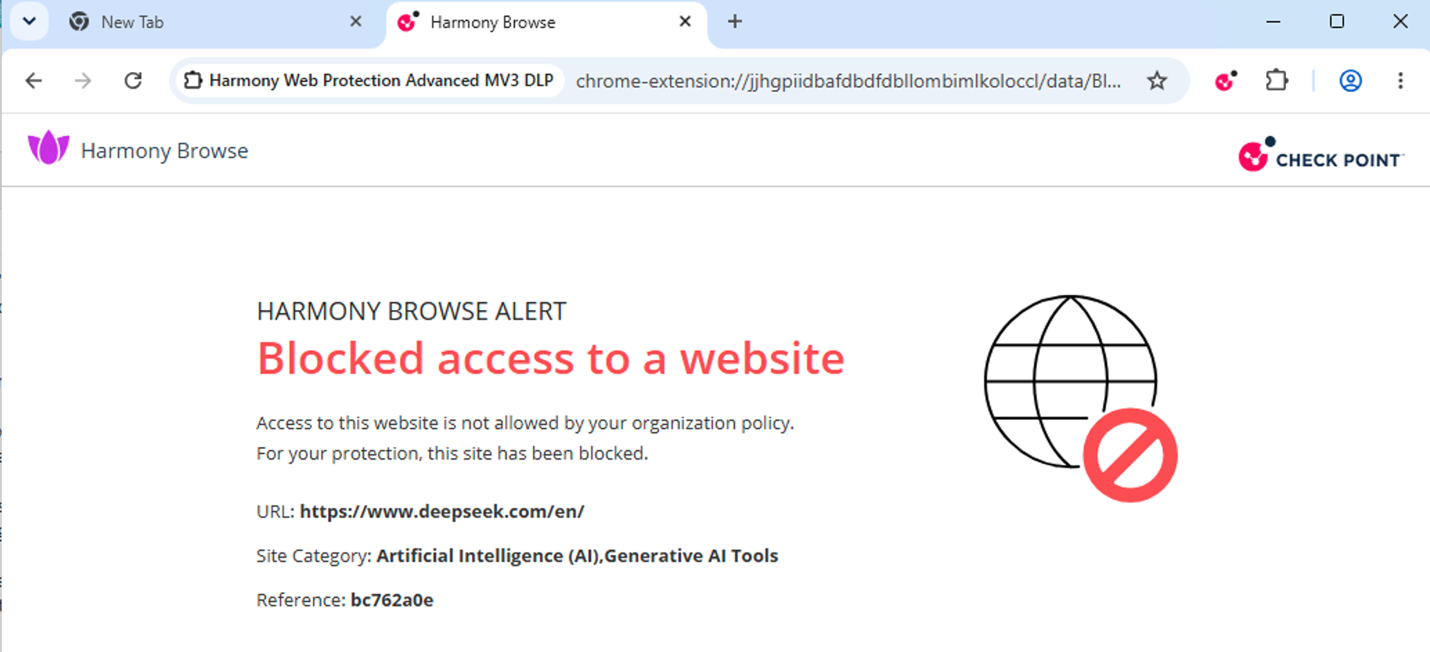 Blocking Page